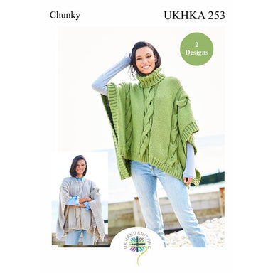 UKHKA Pattern 253 Ponchos in Chunky