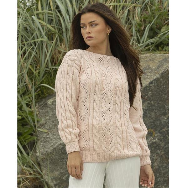 Viking Garn Pattern 2423-09 Lottie Sweater in Linus (Linen/Cotton DK)
