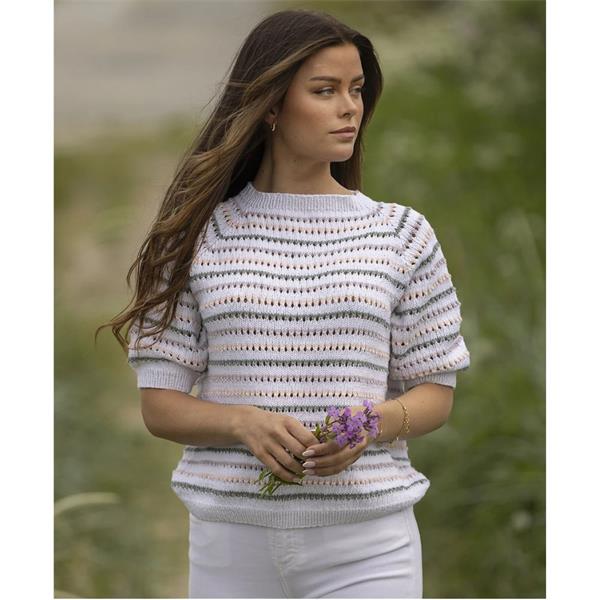 Viking Garn 2423-10 Saide T-Shirt in Linus (Linen/Cotton DK)