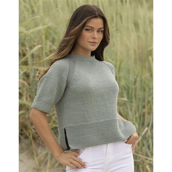Viking Garn Pattern 2423-12 Belina Top in Linus (Linen/Cotton DK)