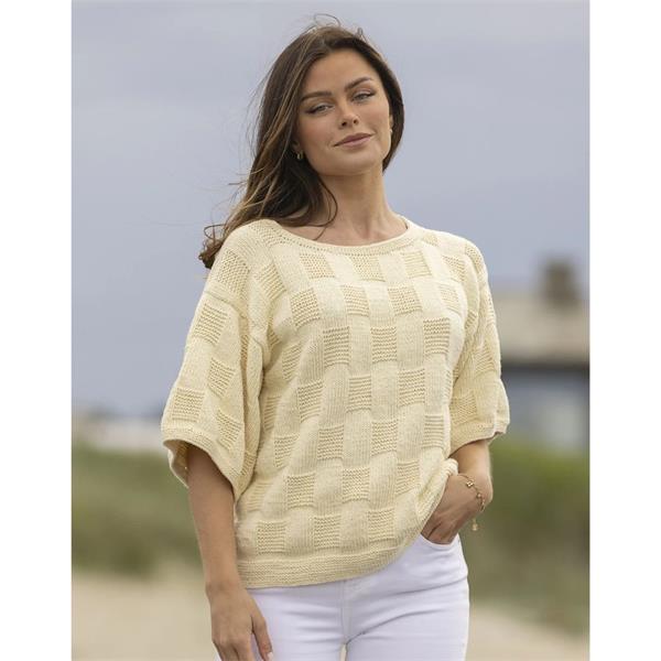 Viking Garn Pattern 2423-13 Ramina T-Shirt in Linus (Linen/Cotton DK)