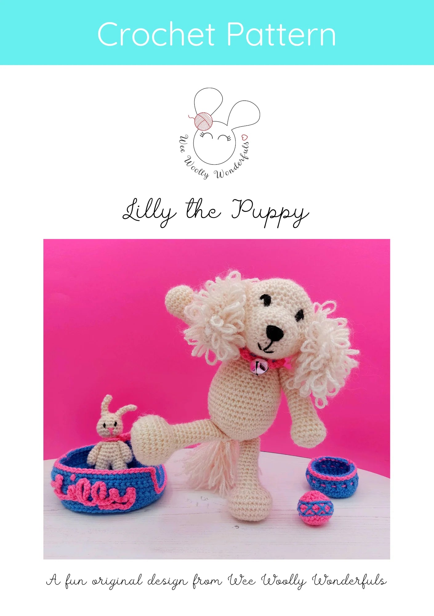 Wee Woolly Wonderfuls - Lilly the Puppy Crochet Pattern