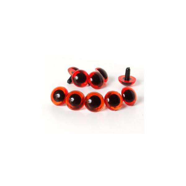 Animal Safety Eyes - Amber, Assorted sizes