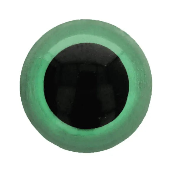Animal Safety Eyes - Green, Assorted sizes