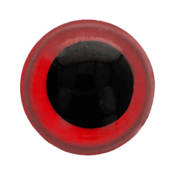 Animal Safety Eyes - Red, Assorted sizes