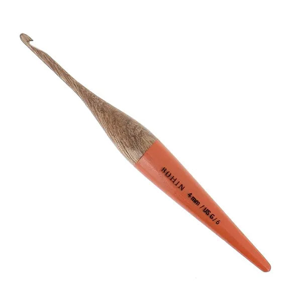Bohin Crochet Hook Mango Wood - Select Size