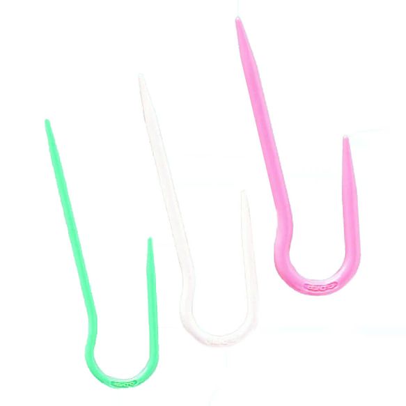 Clover Cable Stitch Holders - U-shape - Plastic