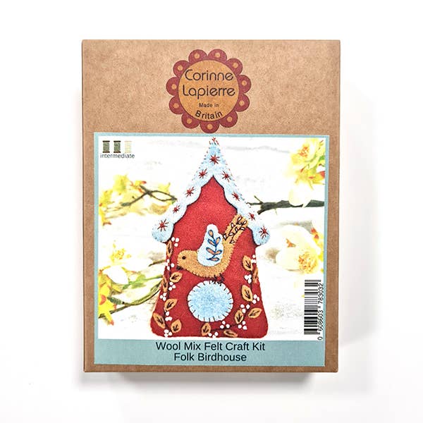 Corinne Lapierre - Folk Birdhouse Felt Craft Mini Kit