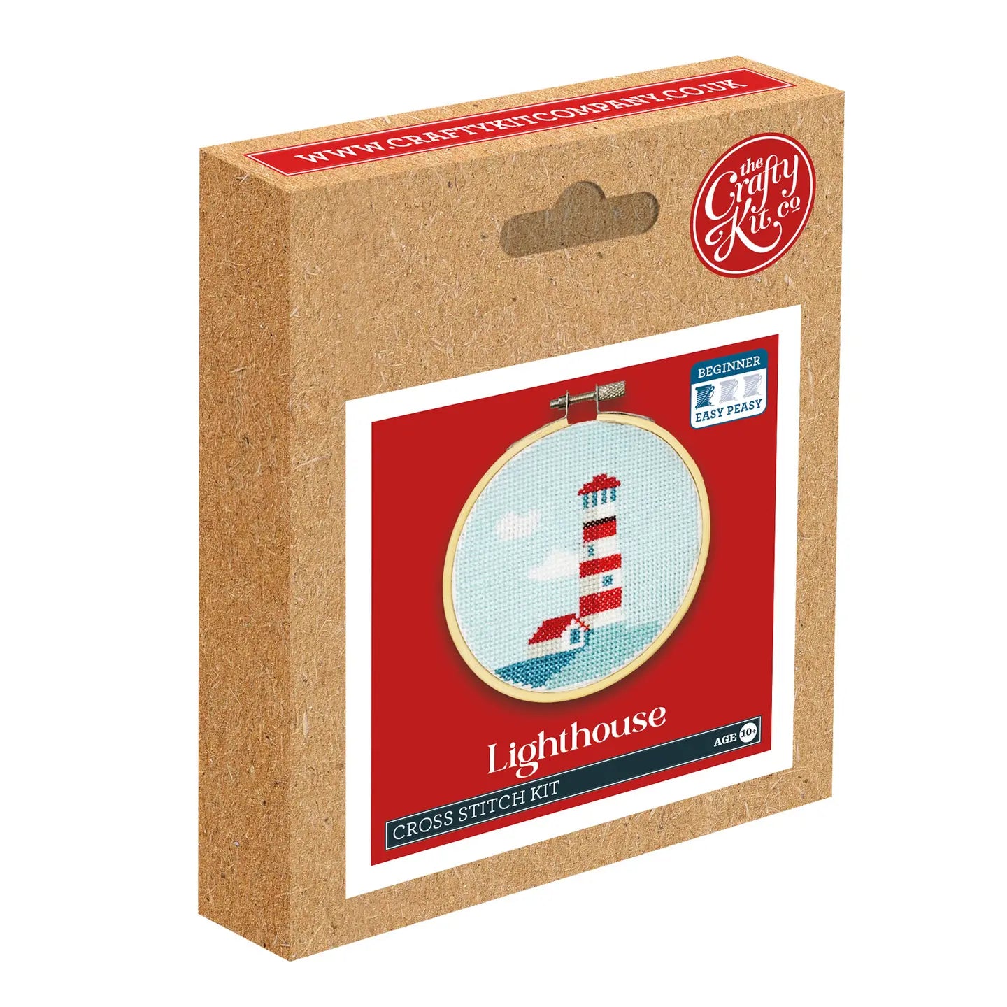 The Crafty Kit Company - Lighthouse Mini Cross Stitch Kit