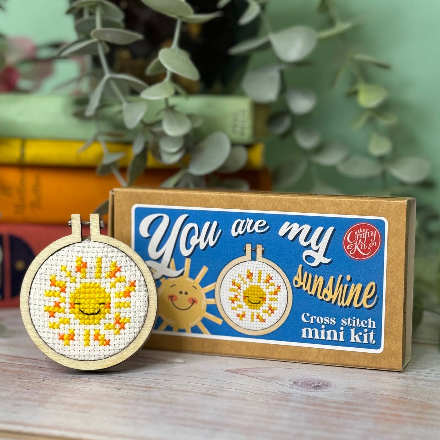 The Crafty Kit Company - Mini Matchbox Cross Stitch Kit - 'You are my Sunshine'
