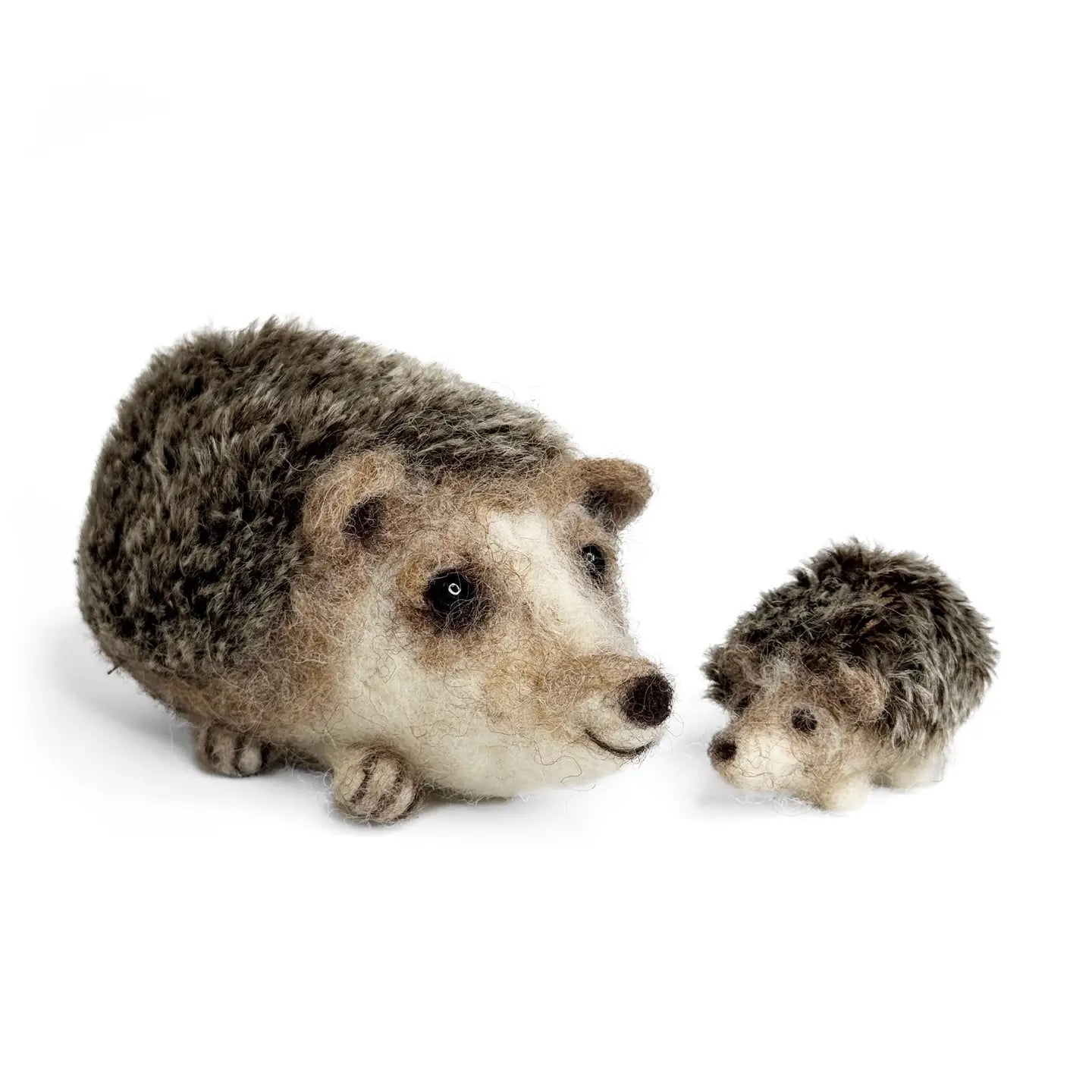 The Crafty Kit Company Needle Felting Craft Kit - Happy Hedgehogs