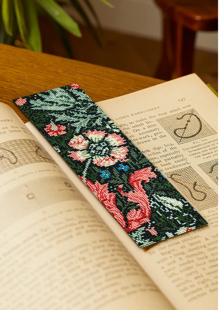DMC Compton Bookmark- J.H. Dearle, V&A - Advanced Cross Stitch Kit