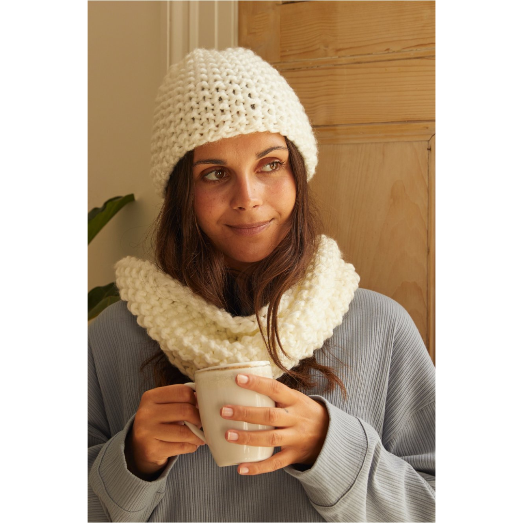 DMC "Mindful Making" - The Cosy Hat & Snood Knitting Kit