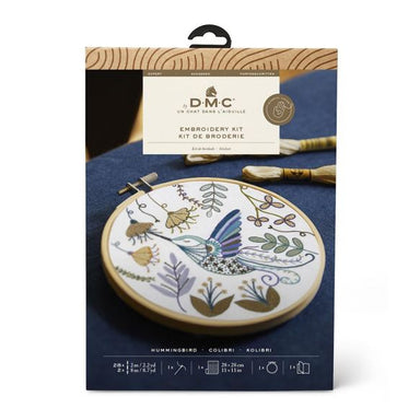 DMC Embroidery Kit - Hummingbird 18.5cm