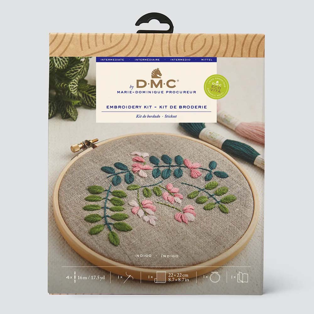 DMC Embroidery kit Indigo 14,5cm