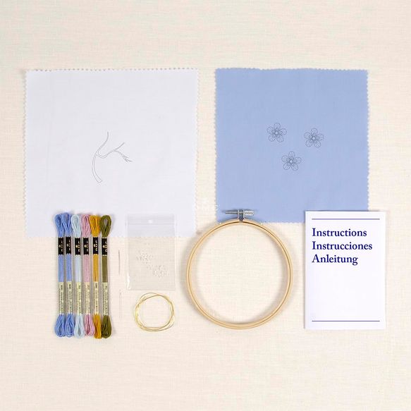 DMC Embroidery kit 3D Forget me not