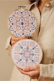 DMC Mindful Embroidery - The Mindful Mandala Embroidery Duo Kit