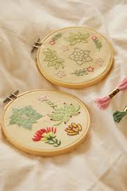 DMC Mindful Making - The Serene Succulents embroidery Duo Kit
