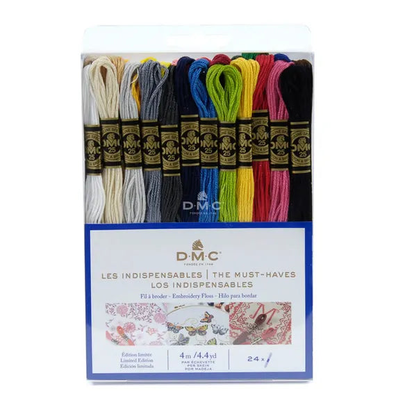 DMC Mouliné Stranded cotton assortment 24x4m - Must Haves