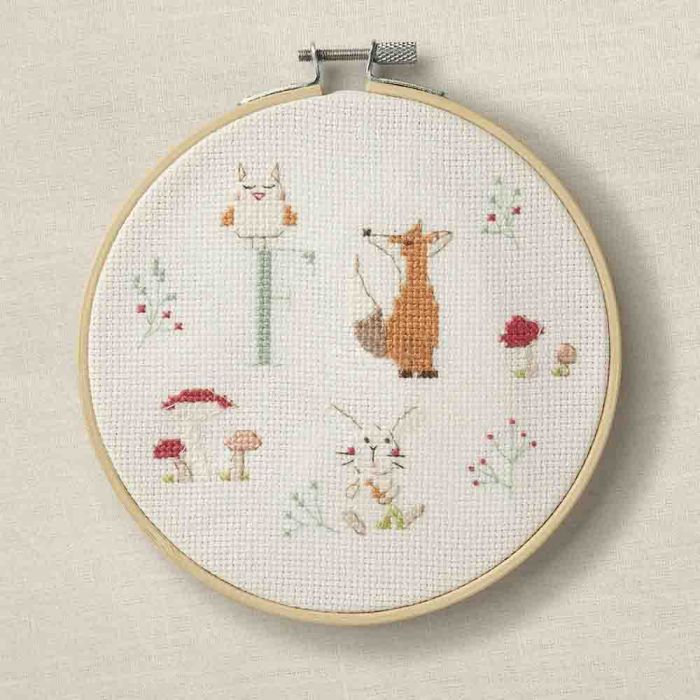 DMC Woodland Friends Monogram Cross Stitch Kit