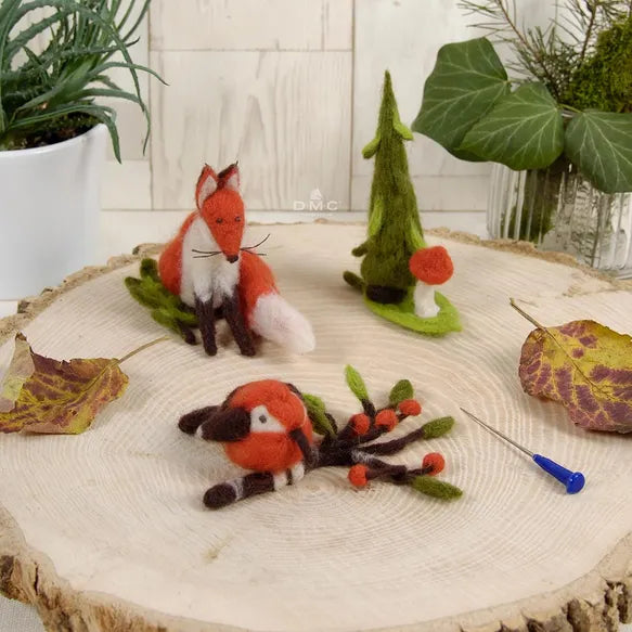 DMC Needle Felting Kit - Woodland