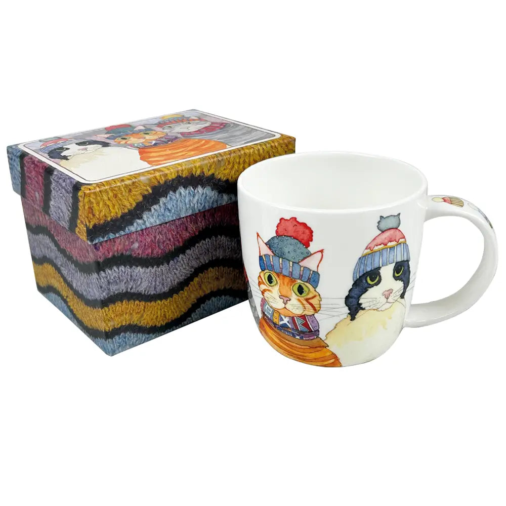 Emma Ball - Cats in Hats Mug in a Gift Box