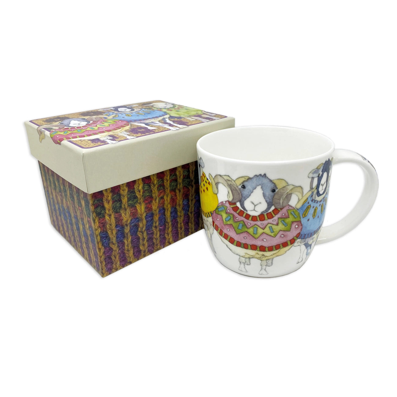 Emma Ball - Sheep in Sweaters Mug in a Gift Box