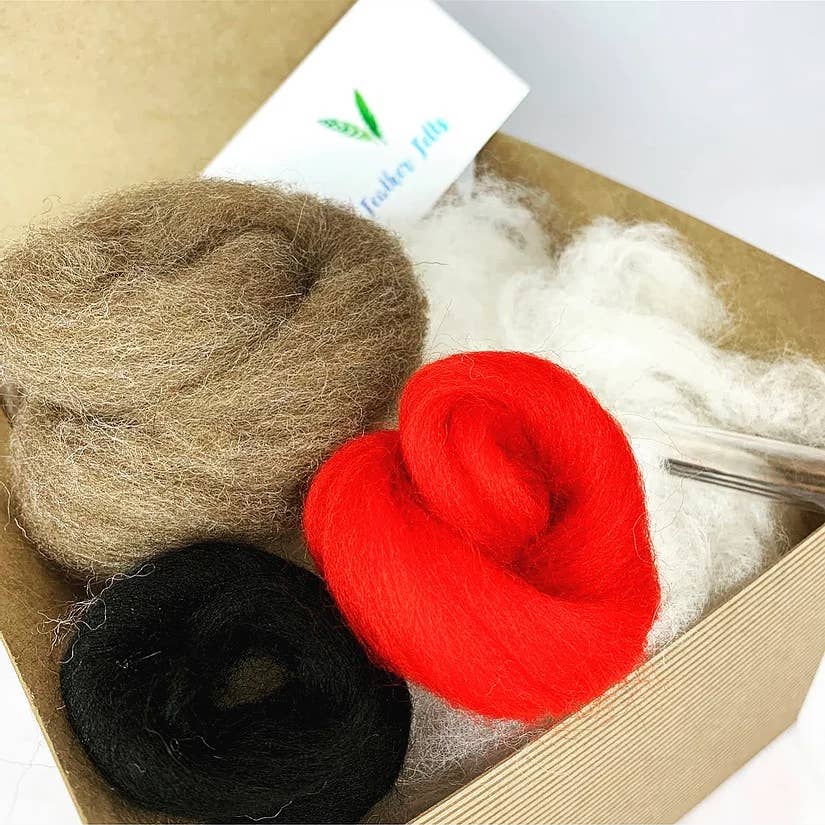 Feather Felts Needle Felting Kit - Reindeer