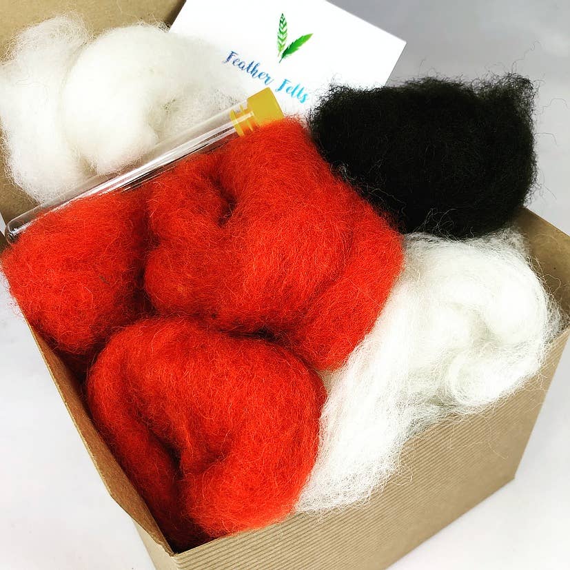 Feather Felts Needle Felting Kit - Rusty Fox