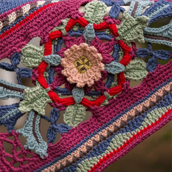 The Fruit Garden Book Crochet Blanket - Janie Crow