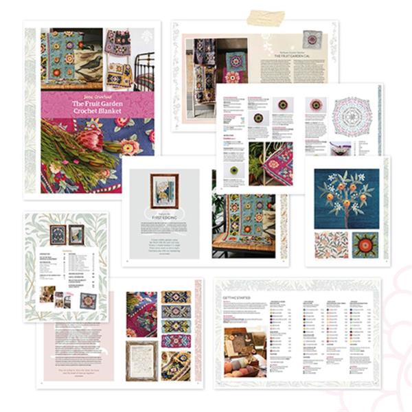 The Fruit Garden Book Crochet Blanket - Janie Crow