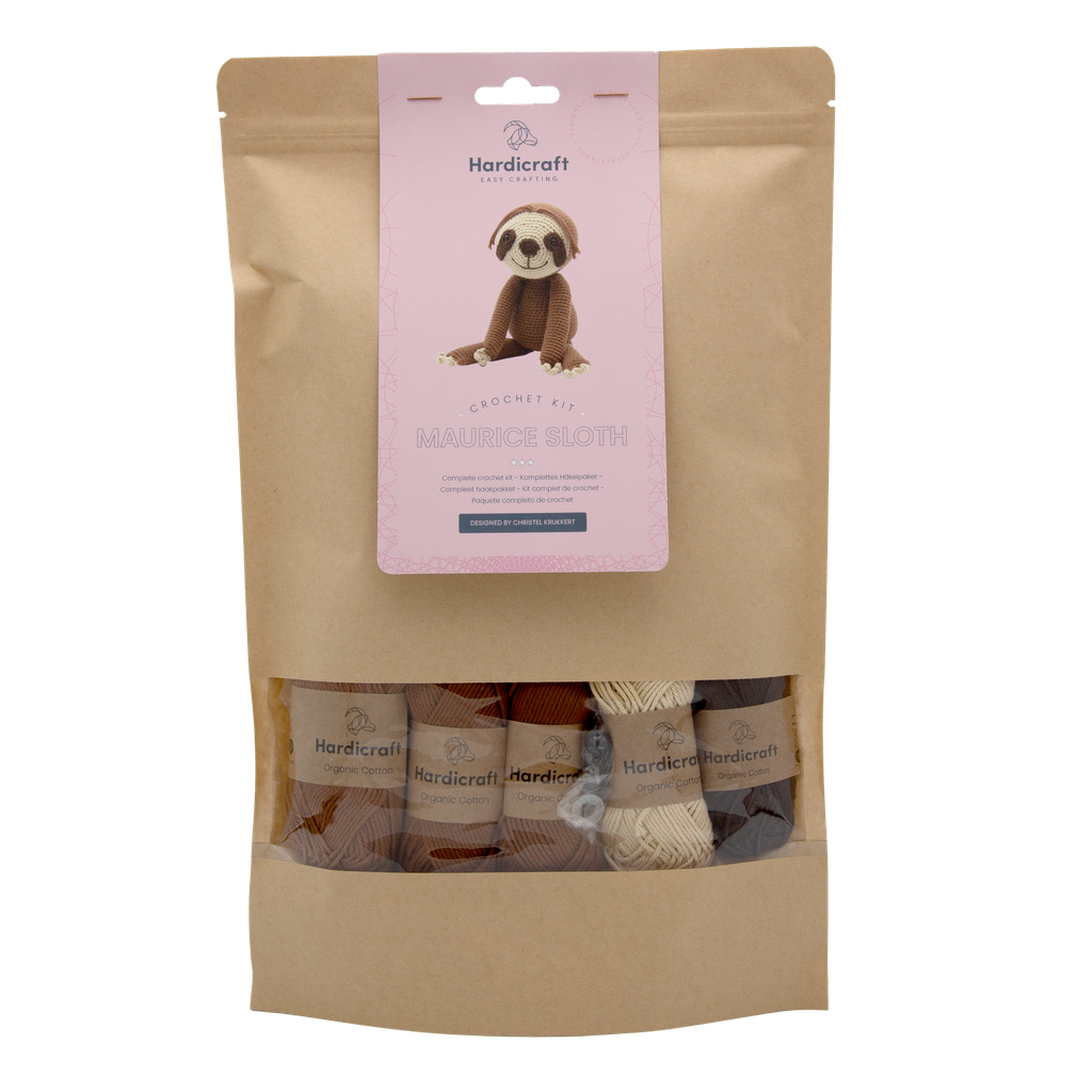 Hardicraft - DIY Crochet Kit - Maurice Sloth