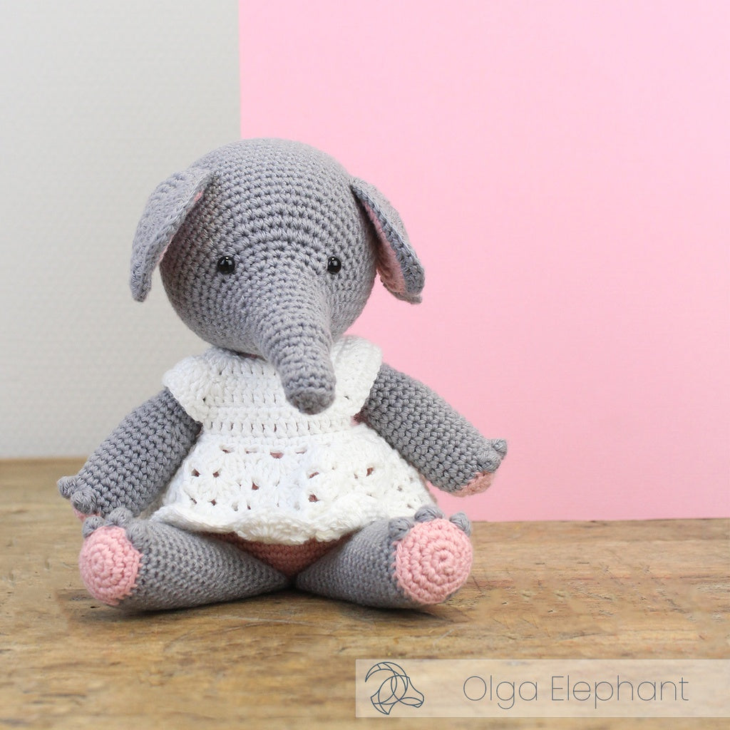 Hardicraft - DIY Crochet Kit - Olga Elephant