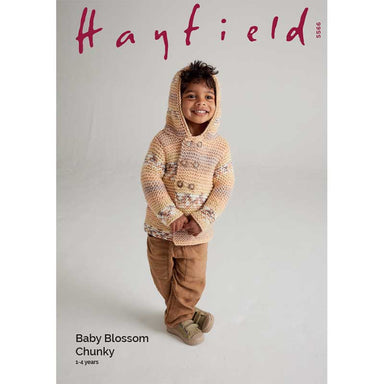 Hayfield Pattern 5566 Cosy Duffle Coat in Blossom Chunky