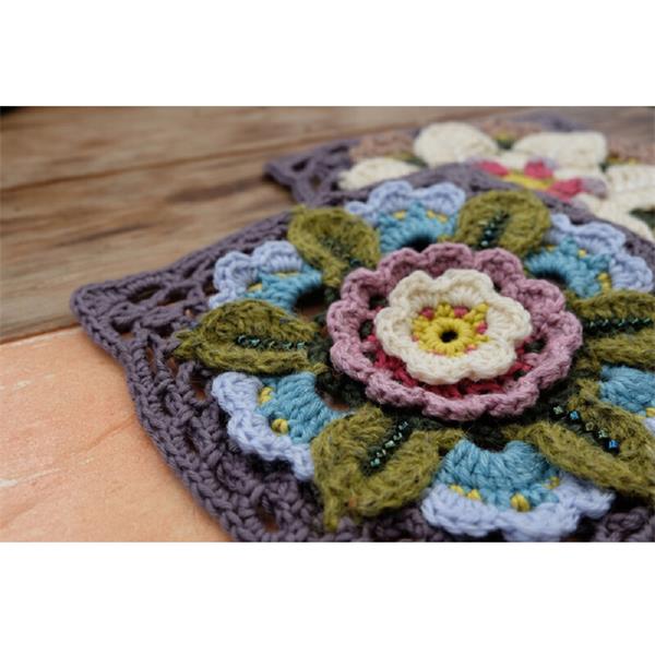 Jane Crowfoot - Bohemian Blooms Crochet Blanket Book