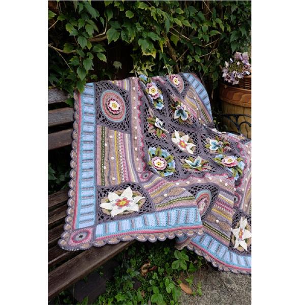 Jane Crowfoot - Bohemian Blooms Crochet Blanket Book