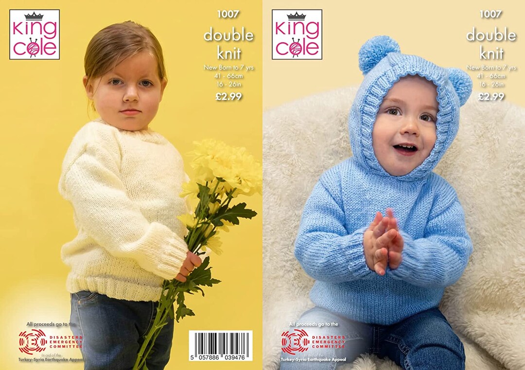 King Cole Pattern 1007 Sweaters in DK