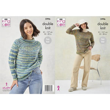 King Cole Pattern 5996 Sweaters in DK