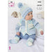 King Cole Pattern 6048 Jacket, Coat, Hat & Socks in Cosy Love Aran