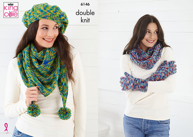 King Cole Pattern 6146 Accessories in Jitterbug DK