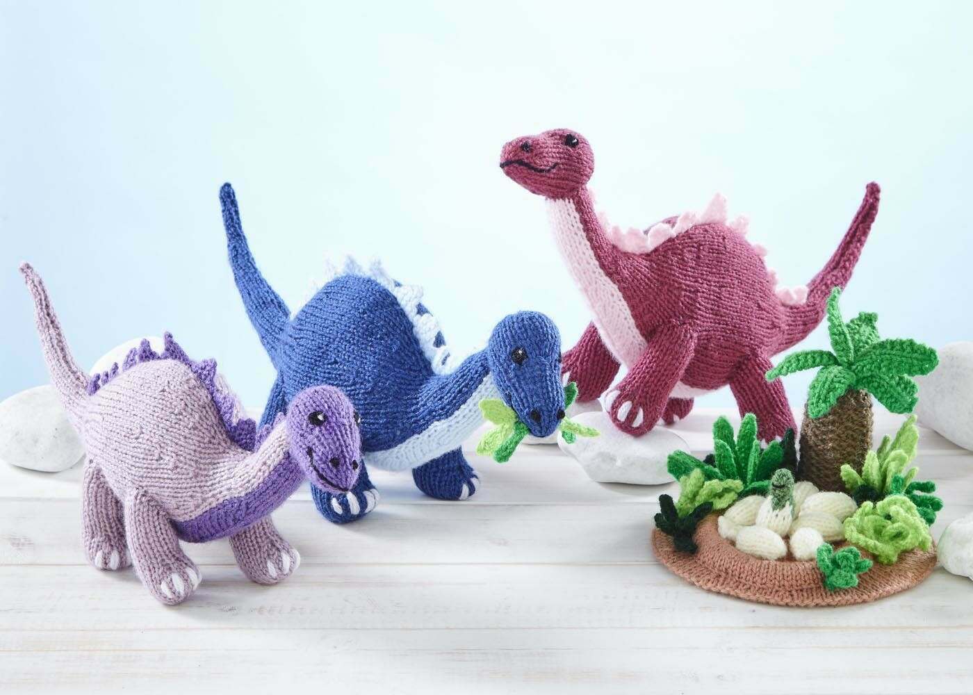 King Cole Dinosaur Land Knitting Book 1