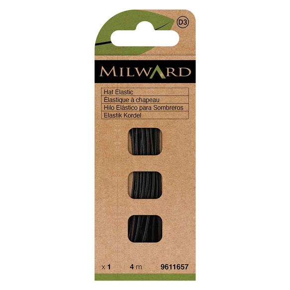 Milward Hat Elastic - Black