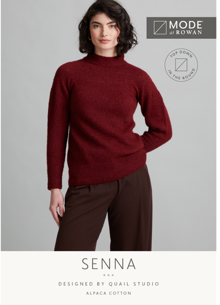 Mode at Rowan Pattern MIP80 Senna Sweater in Alpaca Cotton