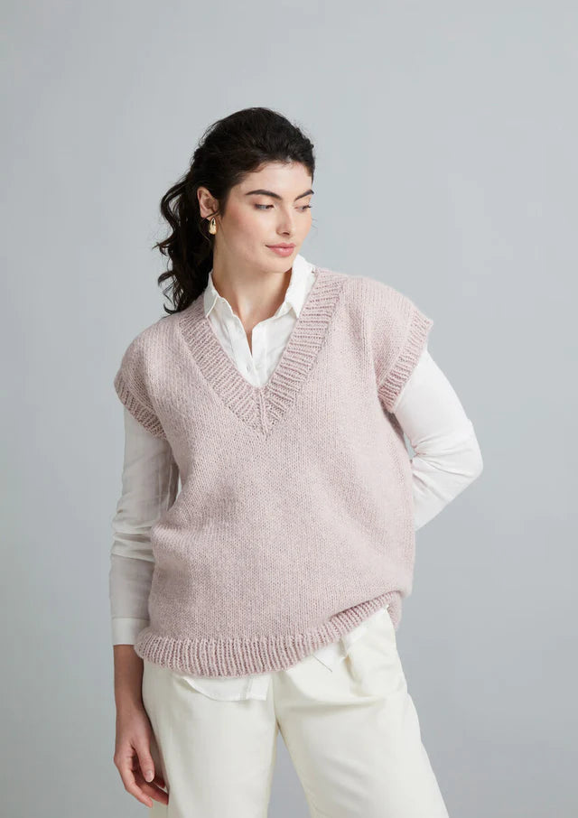 MODE at Rowan Pattern MIP83 Mirabelle in Merino Soft & Alpaca Haze