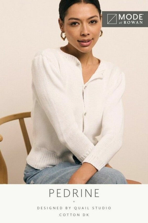 MODE at Rowan Cotton DK Pattern MIP52 - Pedrine Cardigan by Quail Studio