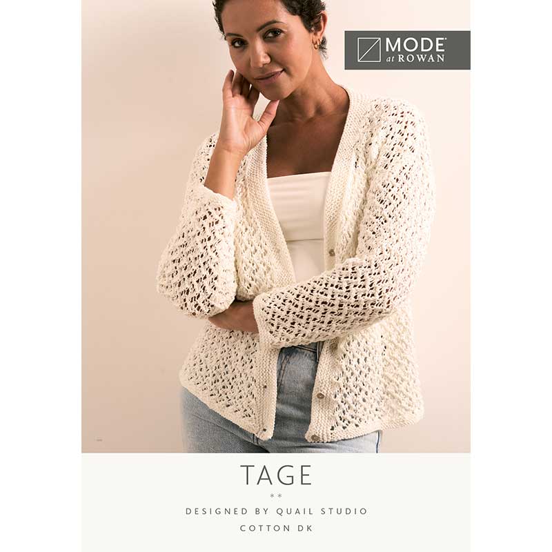 MODE at Rowan Cotton DK Pattern MIP60 - Tage Cardigan by Quail Studio