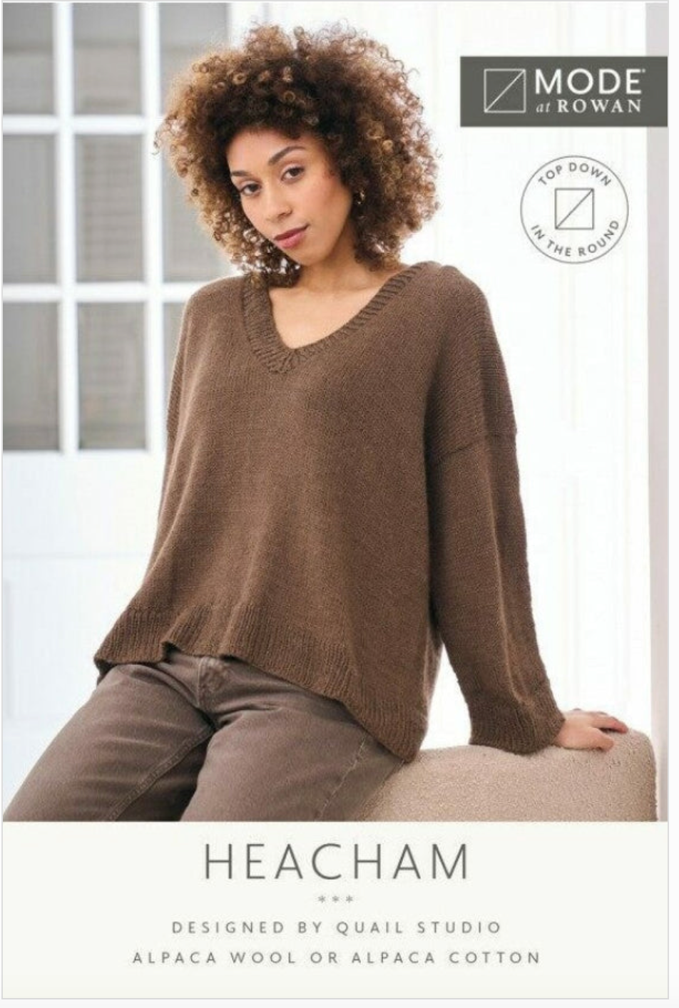 MODE at Rowan Alpaca Wool or Alpaca Cotton Pattern MIP8 - Heacham Sweater by Quail Studio