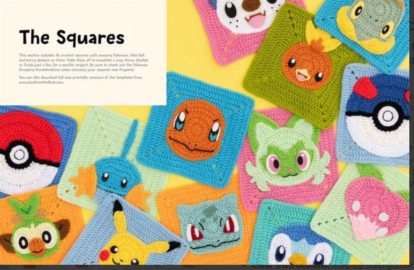 Pokémon Crochet Squares by Ira Rott