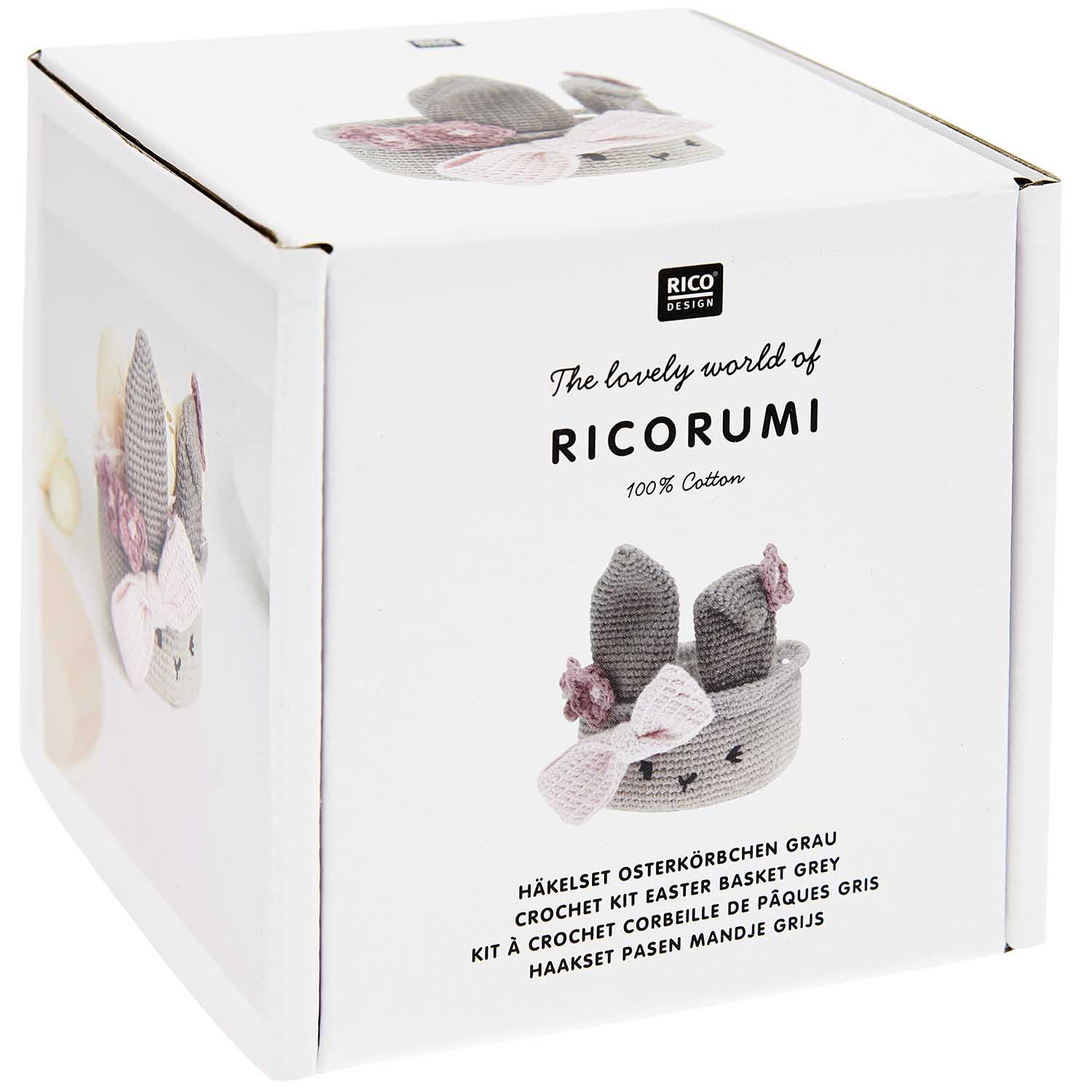 Rico Ricorumi Easter Basket - Grey
