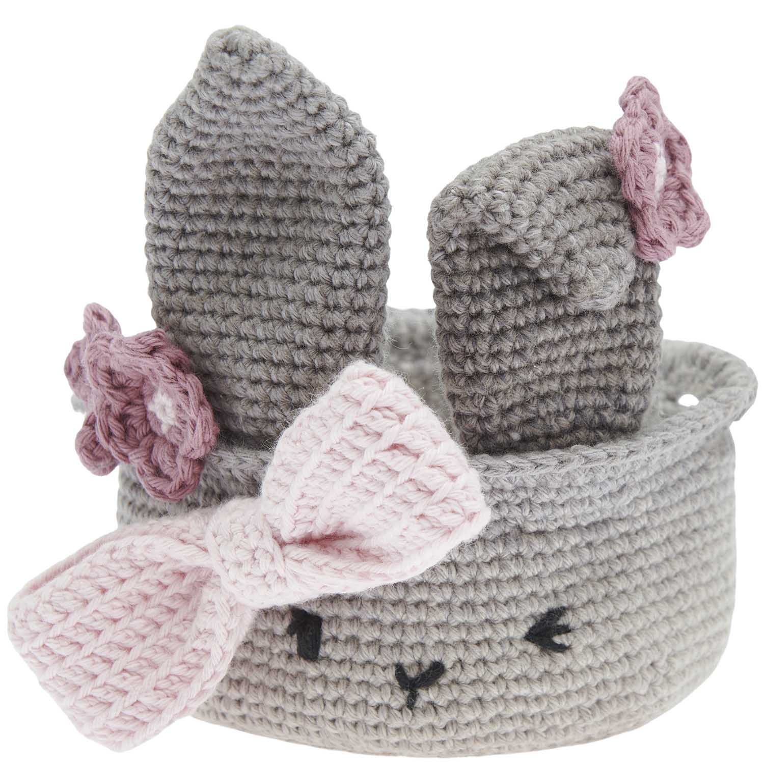 Rico Ricorumi Easter Basket - Grey